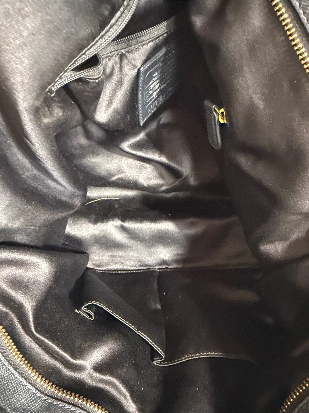 Coach Black Leather Turnlock Gold Chain Tote F21945 Crossbody Strap